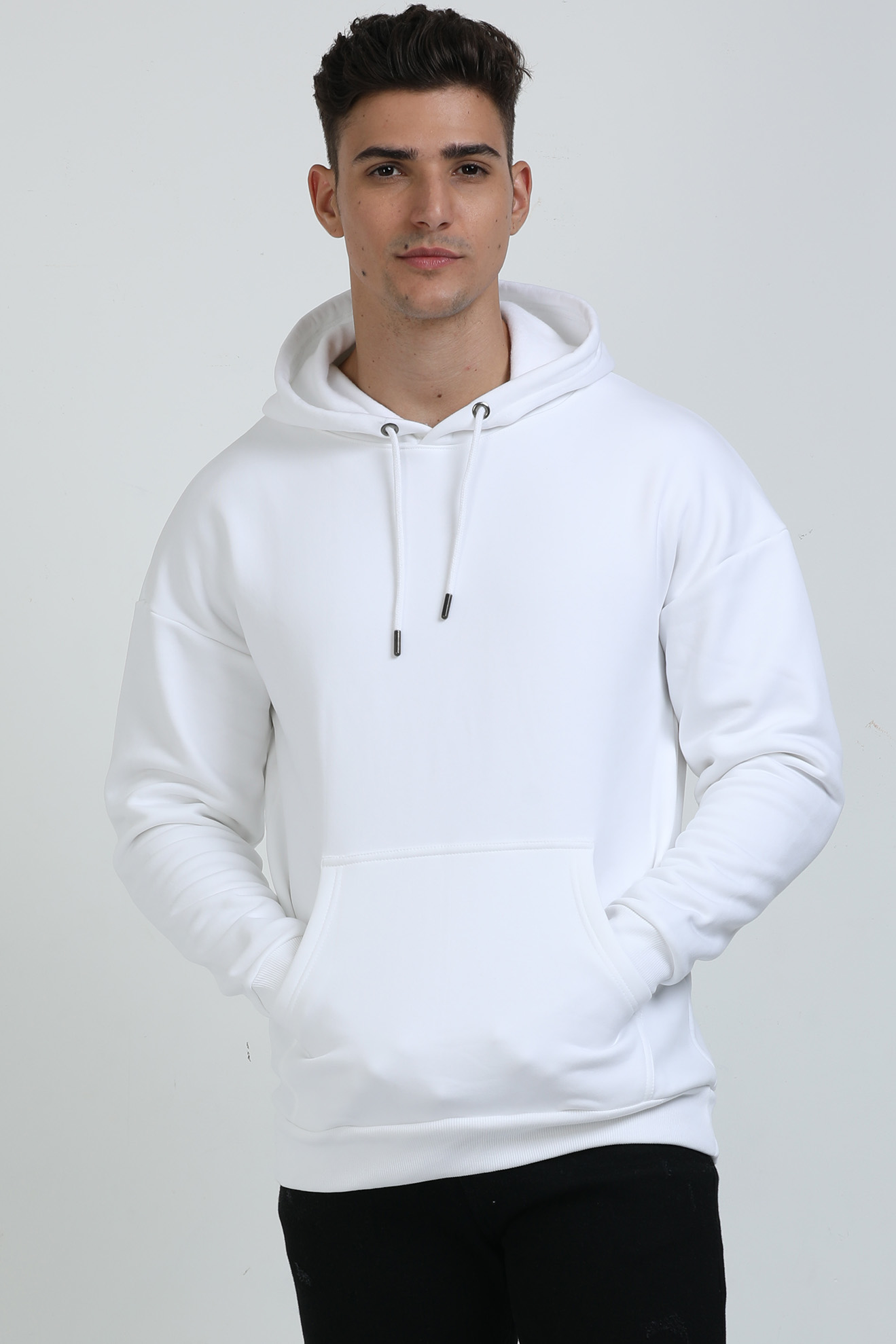 Unisex Oversized Hooded Sweatshirt - Plain Colors