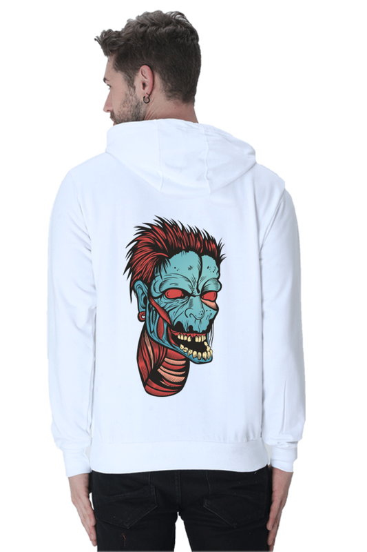 Hooded SweatShirt - OPEN MOUTH SKULL