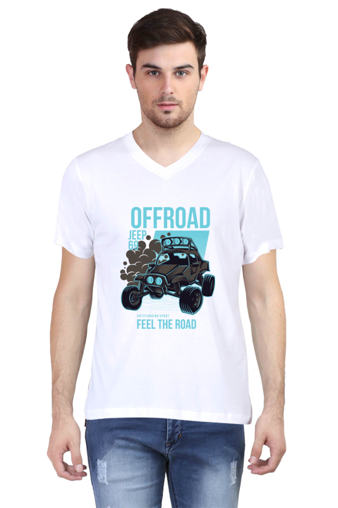 Male Vneck Half Sleeve - Offroad