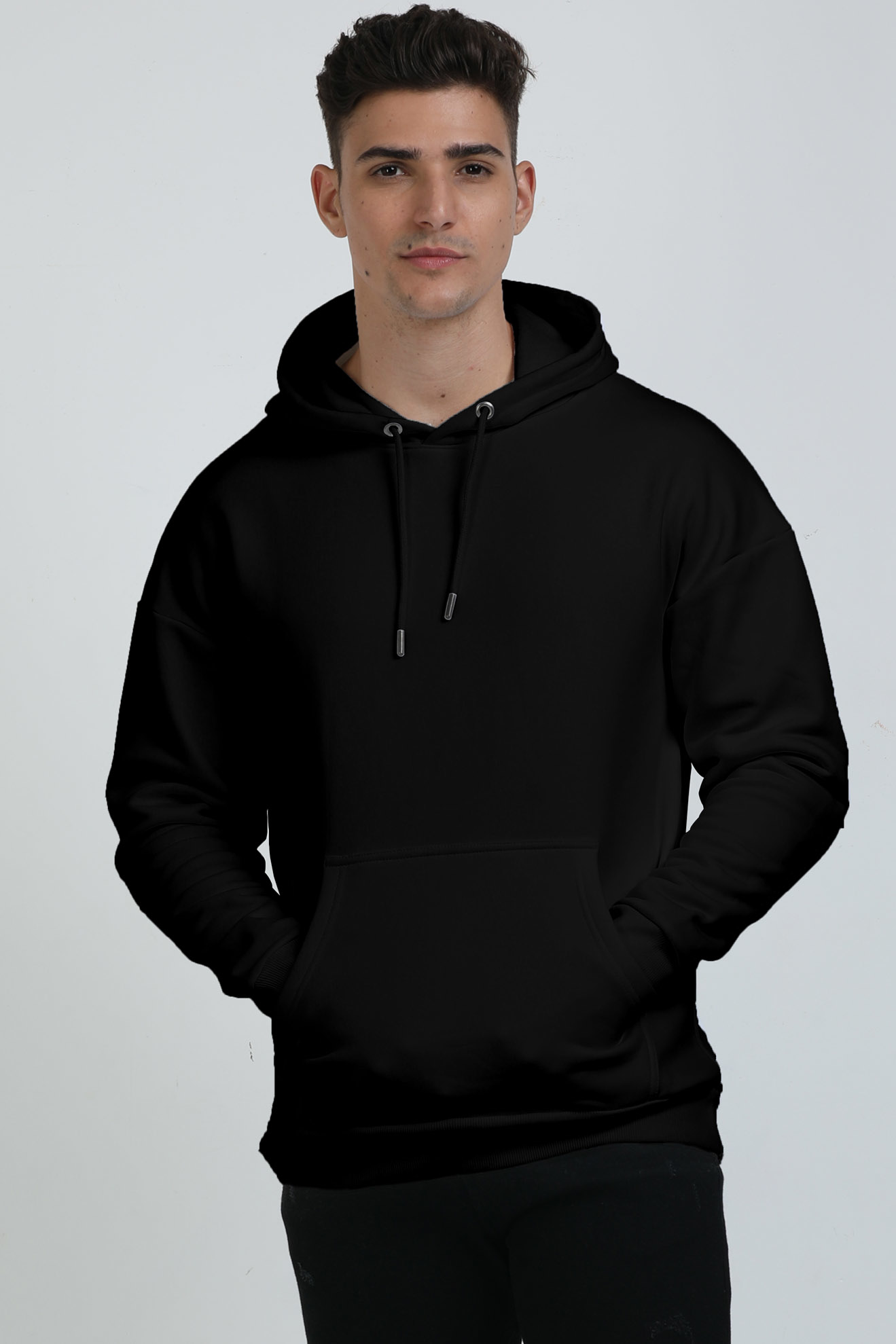 Unisex Oversized Hooded Sweatshirt - Plain Colors