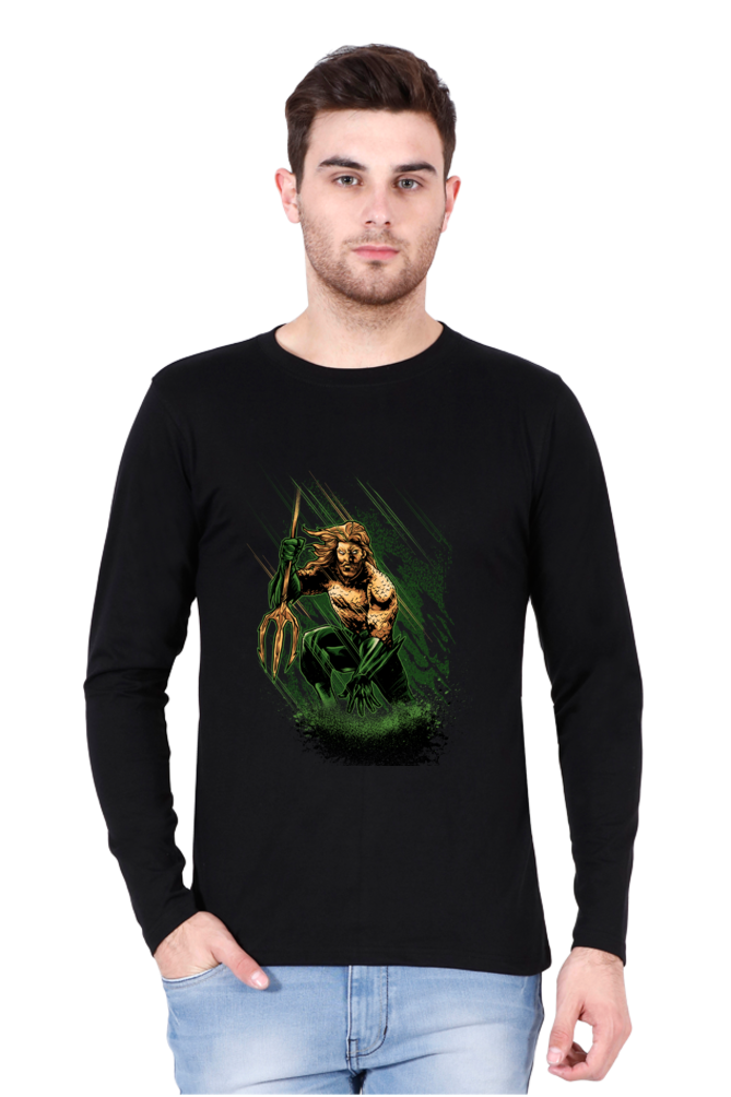 Round Neck Full Sleeve - Green Evil