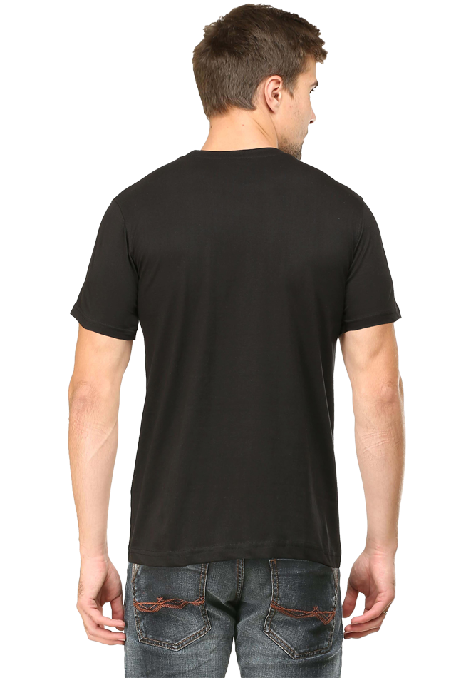 Male Round Neck Half Sleeve - Type Of Gamers