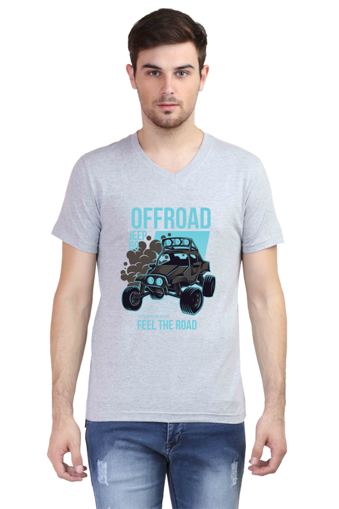 Male Vneck Half Sleeve - Offroad